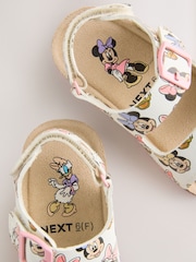 Pink Standard Fit (F) Minnie Mouse Corkbed Double Two Strap Sandals - Image 4 of 5