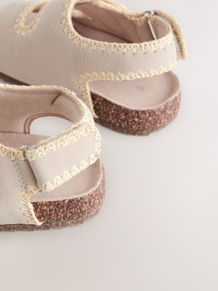 Neutral Touch Fastening Corkbed Sandals - Image 5 of 5 Neutral Touch Fastening Corkbed Sandals - Image 5 of 5