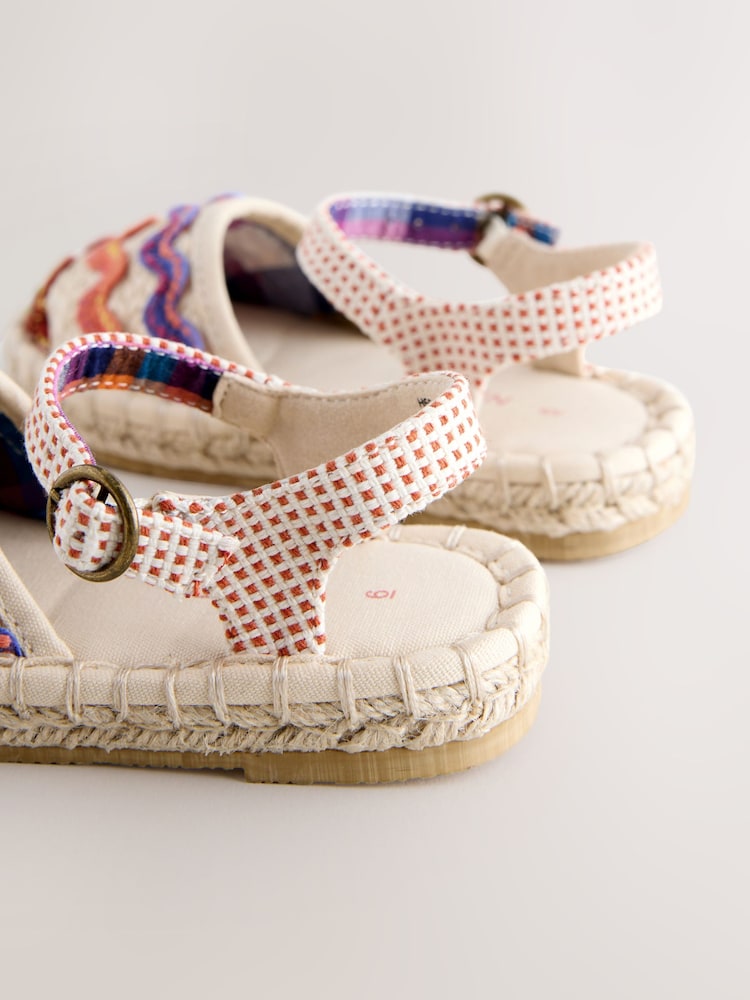 Neutral Ric Rac Espadrille Sandals - Image 5 of 5