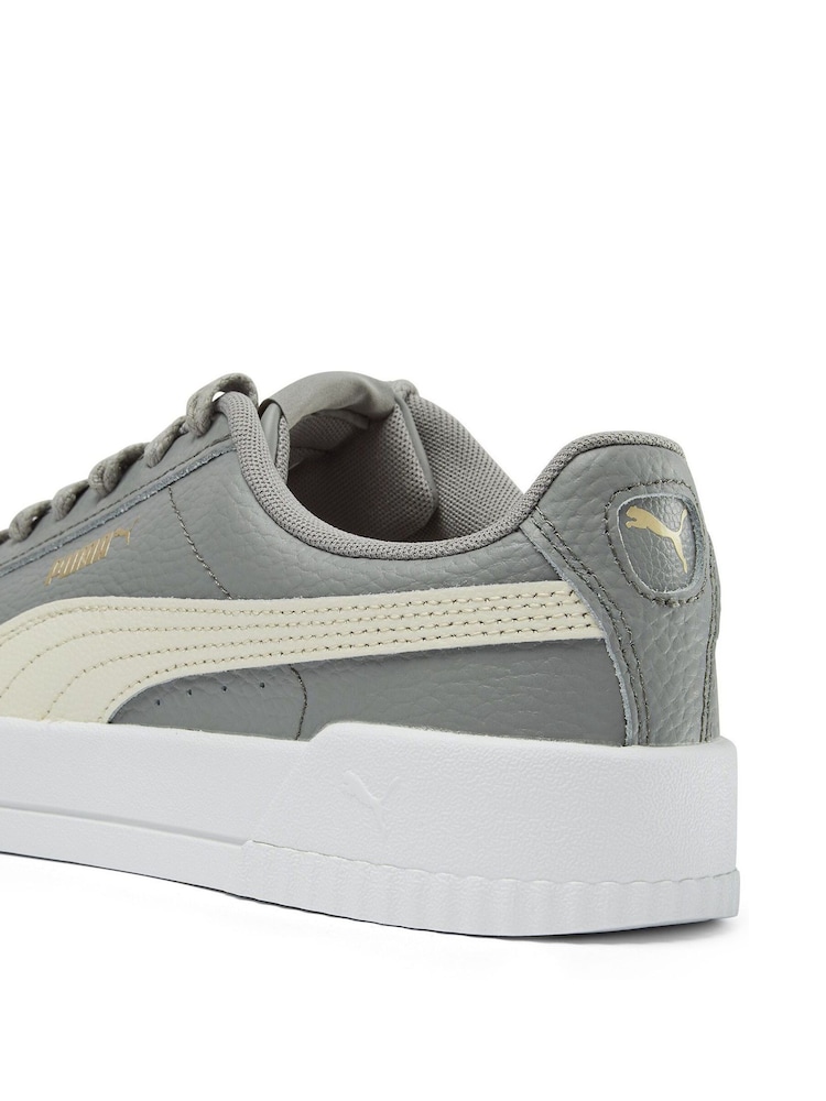 Puma Grey Womens Carina Lux Trainers - Image 6 of 6