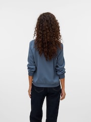 VERO MODA Blue Lightweight Bomber Jacket - Image 2 of 6