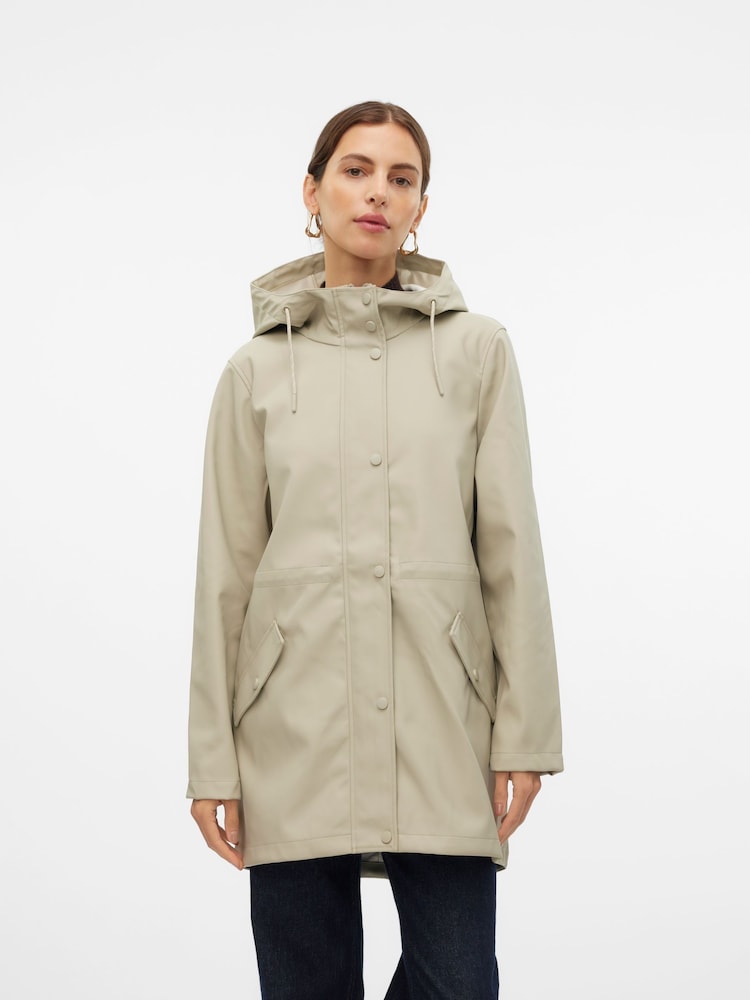 Crema - VERO MODA Water Resistant Jacket - Imagen 1 de 6