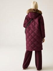 Regatta Purple Freyla Heavyweight Coat - Image 3 of 8