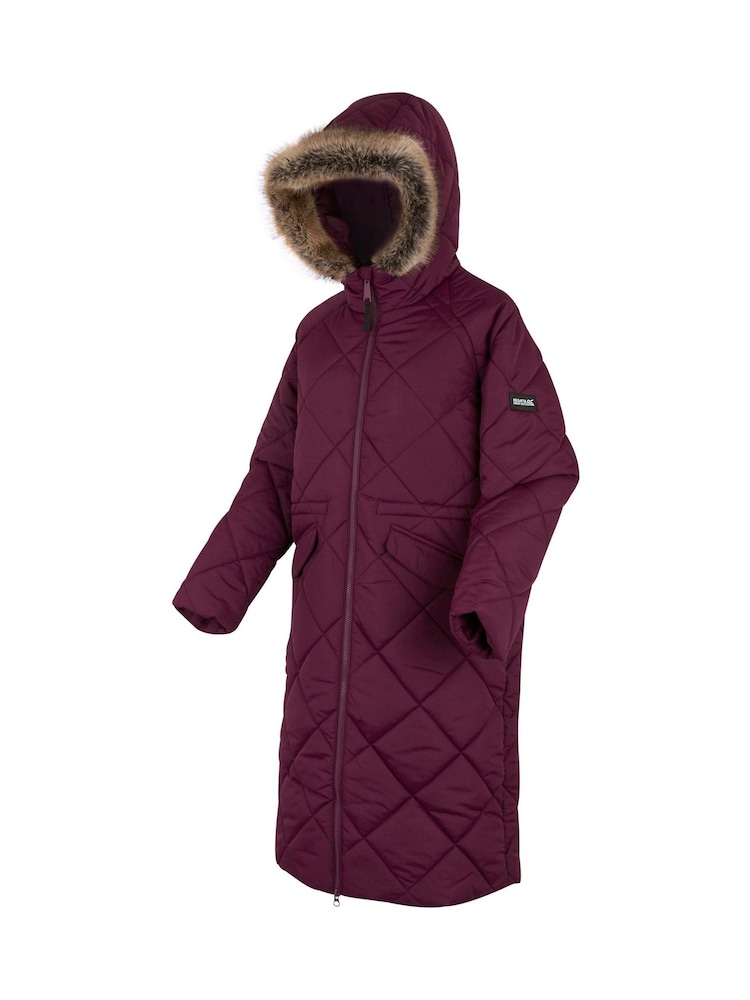 Regatta Purple Freyla Heavyweight Coat - Image 8 of 8 Regatta Purple Freyla Heavyweight Coat - Image 8 of 8