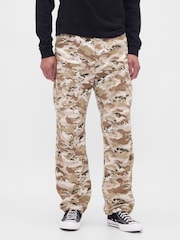 Gap Brown Relaxed Cargo Trousers - Image 1 of 5