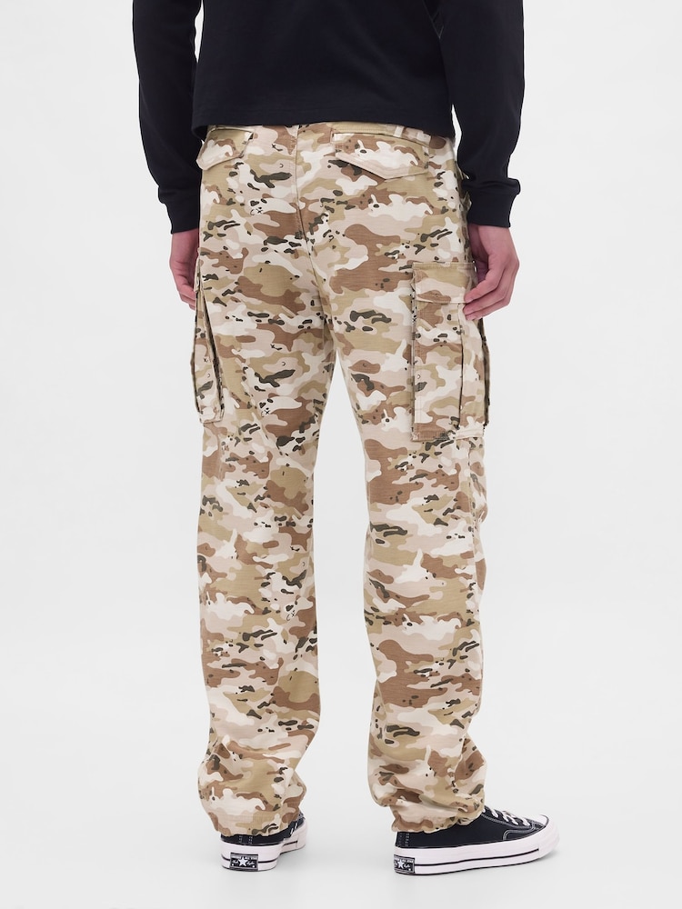 Gap Brown Relaxed Cargo Trousers - Image 2 of 5 Gap Brown Relaxed Cargo Trousers - Image 2 of 5