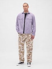 Gap Brown Relaxed Cargo Trousers - Image 4 of 5