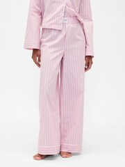Gap Pink 100% Cotton Poplin Pyjama Set - Image 1 of 4