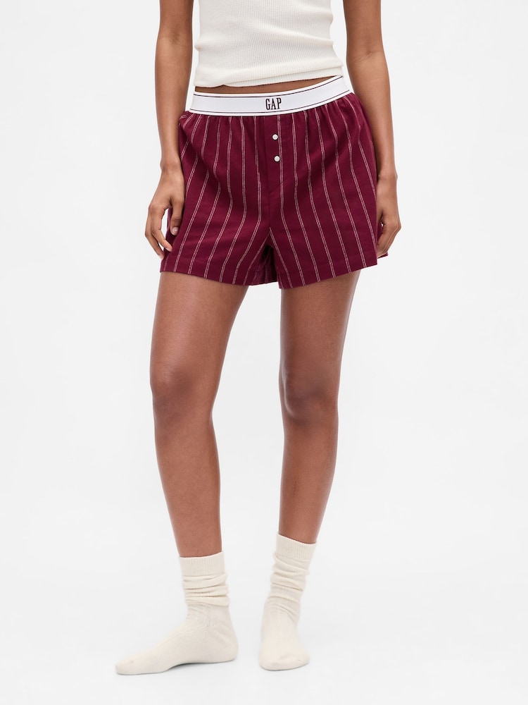 Gap Logo Flannel Boxer Shorts - Imagen 1 de 5