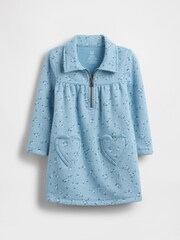 Gap Blue VintageSoft Half Zip Dress (6mths-5yrs) (6mths-5yrs) - Image 2 of 3