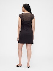 Gap Brown Mesh Mini Dress - Image 2 of 6
