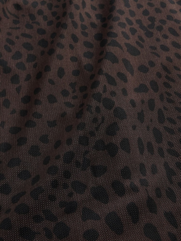 Gap Brown Mesh Mini Dress - Image 6 of 6