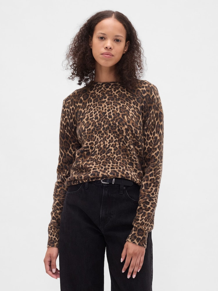 Gap Brown CashSoft Crew neck Jumper - Image 1 of 4 Gap Brown CashSoft Crew neck Jumper - Image 1 of 4