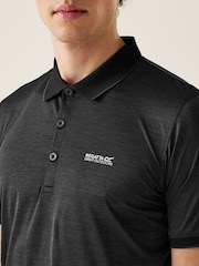 Regatta Black Remex II Polo Shirt - Image 4 of 7