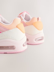 Pastel Pink Lace-up Bubble Trainers - Image 4 of 5