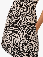 Adrianna by Adrianna Papell Scallop Edged Short Dress - Image 3 of 7