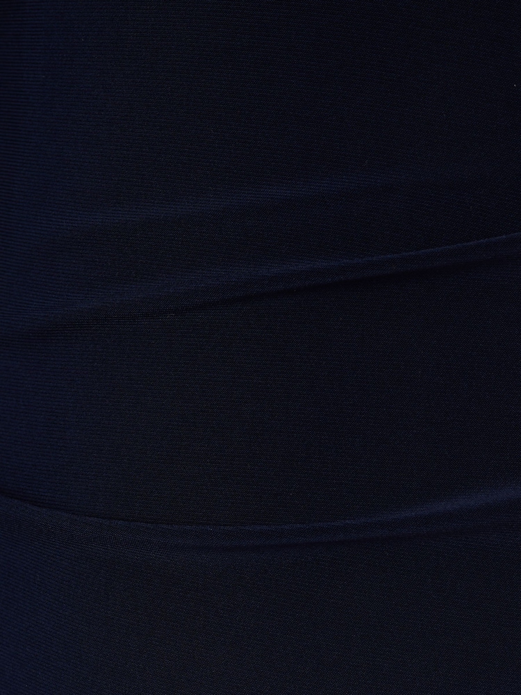 Adrianna Papell Blue Tuxedo Long Dress - Image 6 of 6