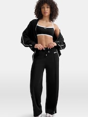 TALA Black Contrast Piping Wide Leg Shadow Track Joggers - Image 1 of 3