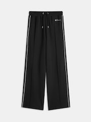 TALA Black Contrast Piping Wide Leg Shadow Track Joggers - Image 3 of 3