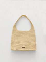 TALA Brown Raffia Shoulder Bag - Image 1 of 2