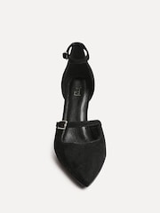 Linzi Black Larah Court Heels With Buckle Detail - Image 4 of 5