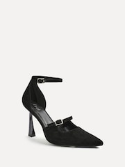 Linzi Black Larah Court Heels With Buckle Detail - Image 5 of 5
