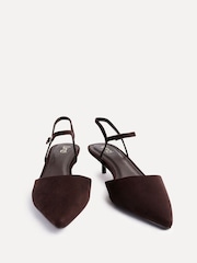 Linzi Brown Vogue Kitten Heel Courts - Image 4 of 6