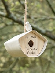Personalised Fathers Day Bird House by Jonnys Sister - Image 1 of 4