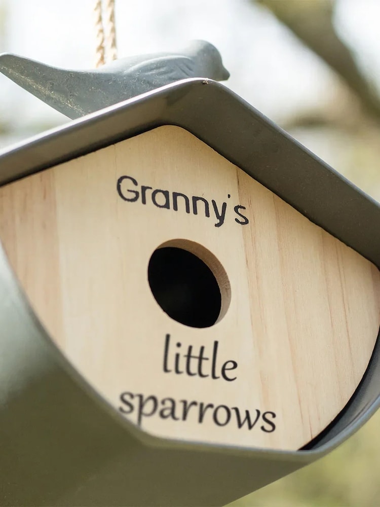 Personalised Fathers Day Bird House by Jonnys Sister - Image 1 of 3