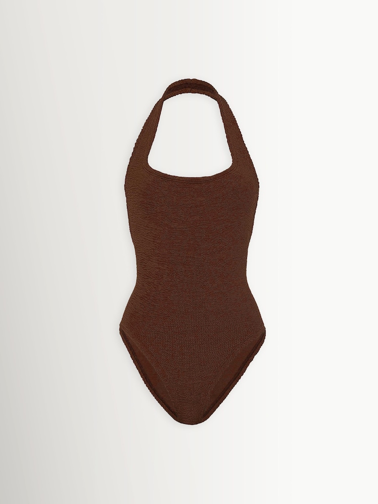 Hunza G Brown Sandy Swimsuit - Image 5 of 5 Hunza G Brown Sandy Swimsuit - Image 5 of 5