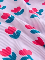 Purple Flower Baby Top and Leggings 2 Piece Set (0mths-2yrs) - Image 13 of 15