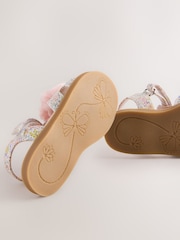 Pink Flower Corsage Sandals - Image 5 of 5