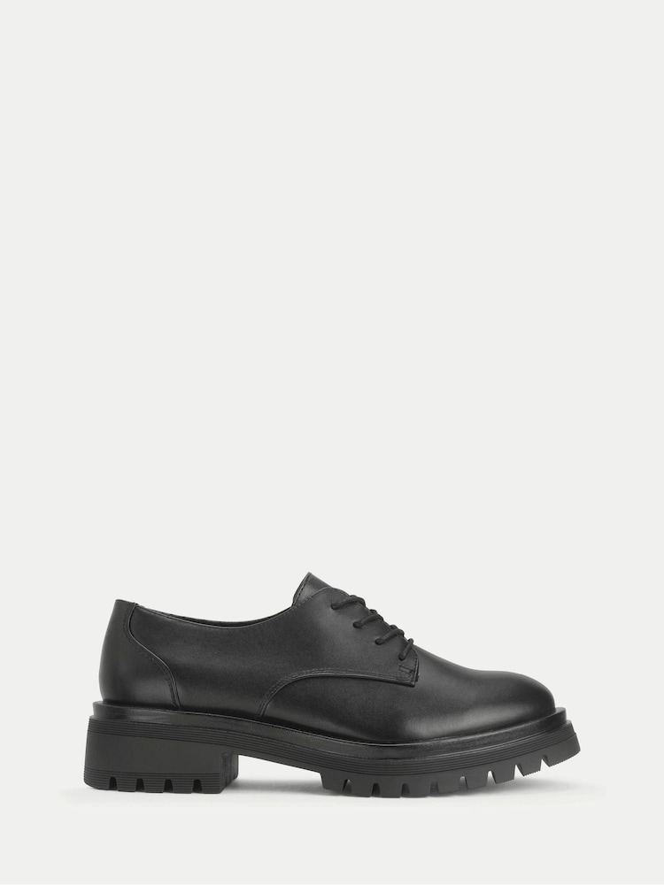 Start-Rite Senior Girls Barcelona Chunky Lace Up Angry Angels Senior School Black Shoes - Bild 1 von 5 Start-Rite Senior Girls Barcelona Chunky Lace Up Angry Angels Senior School Black Shoes - Bild 1 von 5