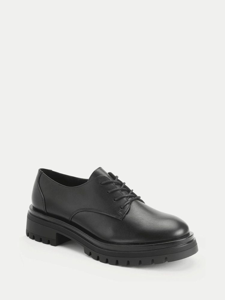 Start-Rite Senior Girls Barcelona Chunky Lace Up Angry Angels Senior School Black Shoes - Bild 2 von 5 Start-Rite Senior Girls Barcelona Chunky Lace Up Angry Angels Senior School Black Shoes - Bild 2 von 5
