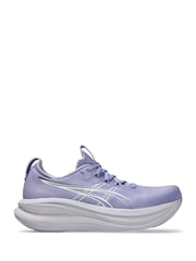 ASICS Purple Gel Nimbus 28 Running Trainers - Image 1 of 6