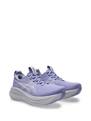 ASICS Purple Gel Nimbus 28 Running Trainers - Image 3 of 6