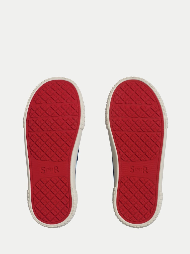 Start-Rite Kids Blue Kicks Rip Tape Washable Closed Canvas Shoes - Image 6 of 6 Start-Rite Kids Blue Kicks Rip Tape Washable Closed Canvas Shoes - Image 6 of 6