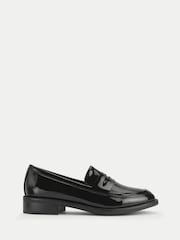 Start-Rite Senior Girls Milan Patent Loafer Style School Black Shoes - Bild 1 von 5
