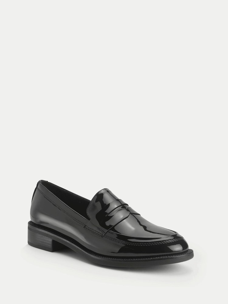 Start-Rite Senior Girls Milan Patent Loafer Style School Black Shoes - Bild 2 von 5