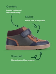 Brun - Start Rite Sporty Orbit Casual Rip-Tape Bottes à lacets taille basse - Image 7 de 7