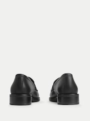 Start-Rite Senior Girls Milan Leather Slip-on Loafter School Black Shoes - Image 4 of 5
