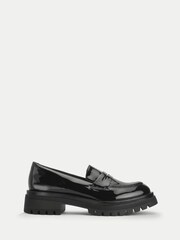 Start-Rite Senior Girls Paris Patent Slip On Loafer Style Angry Angels School Black Shoes - Image 1 of 5