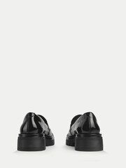 Start-Rite Senior Girls Paris Patent Slip On Loafer Style Angry Angels School Black Shoes - Image 3 of 5