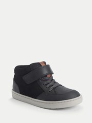 Start-Rite Kids Orbit Casual Rip-Tape Laced Low Black Boots - Image 3 of 6