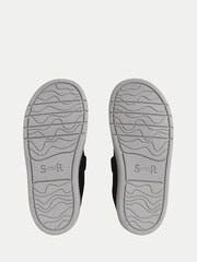 Start-Rite Kids Orbit Casual Rip-Tape Laced Low Black Boots - Image 6 of 6
