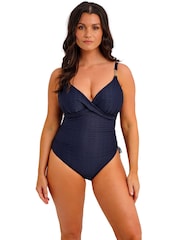Fantasie Blue Azores Underwire Plunge Swimsuit - Image 2 of 5