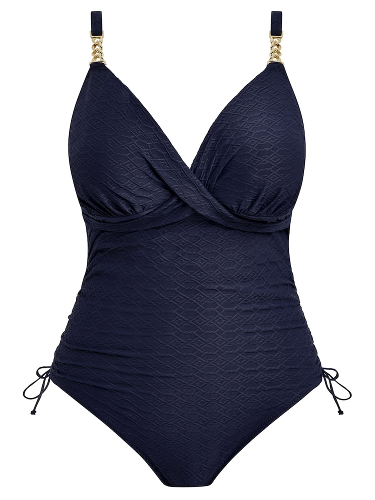 Fantasie Blue Azores Underwire Plunge Swimsuit - Image 5 of 5