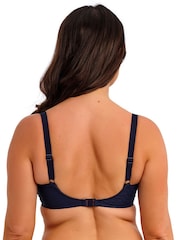 Fantasie Blue Azores Underwire Gathered Full Cup Bikini Top - Image 2 of 3