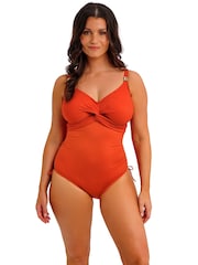 Fantasie Orange Full Cup Ottawa Underwire Twist Front Swimsuit - Image 1 of 4