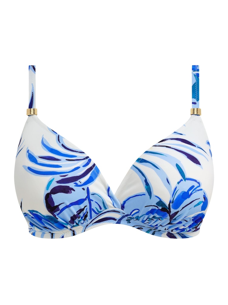 Fantasie White Plunge Kefalonia Underwire Gathered Full Cup Bikini Top - Image 6 of 6 Fantasie White Plunge Kefalonia Underwire Gathered Full Cup Bikini Top - Image 6 of 6